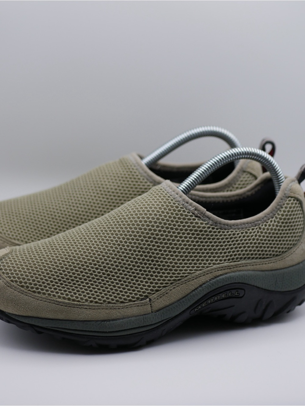 Merrell jungle Moc Ventilator Women's Grey Mesh Slip-On Casual Sneakers Size 8